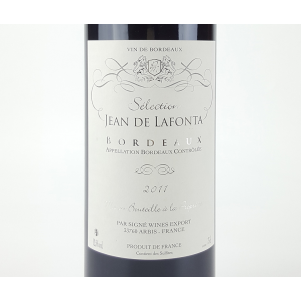 Jean De LaFonta 2011 12.5% - Signe Wines Label
