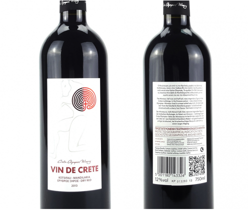 VinDeCrete 2013 12% - Mediterra Labels